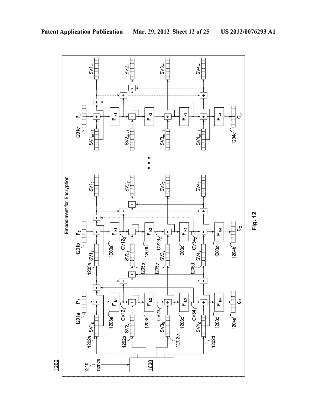 HYBRID MODE CRYPTOGRAPHIC METHOD AND SYSTEM WITH MESSAGE AUTHENTICATION - diagram, schematic, and image 13