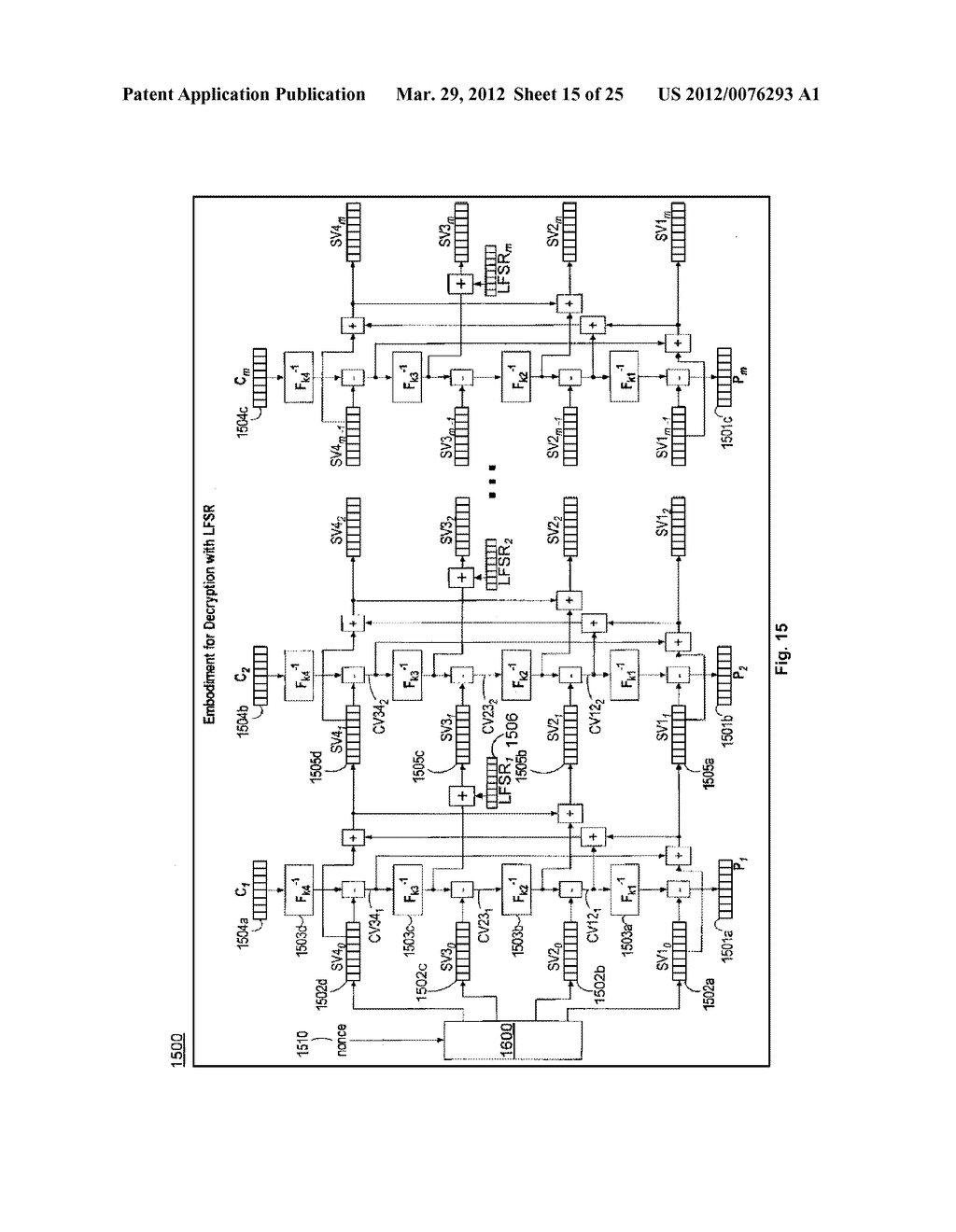 HYBRID MODE CRYPTOGRAPHIC METHOD AND SYSTEM WITH MESSAGE AUTHENTICATION - diagram, schematic, and image 16