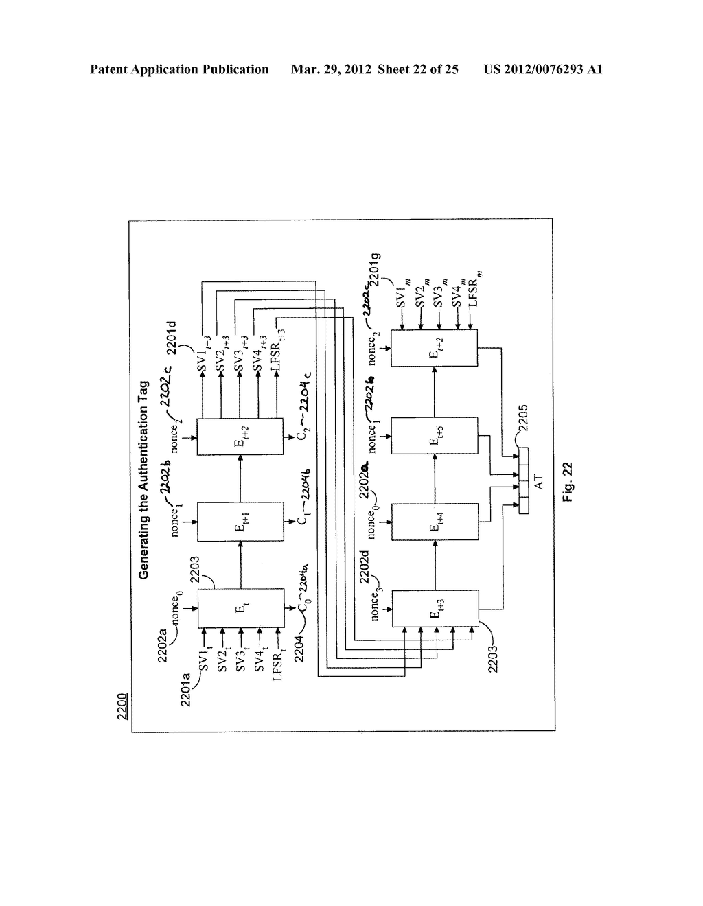 HYBRID MODE CRYPTOGRAPHIC METHOD AND SYSTEM WITH MESSAGE AUTHENTICATION - diagram, schematic, and image 23