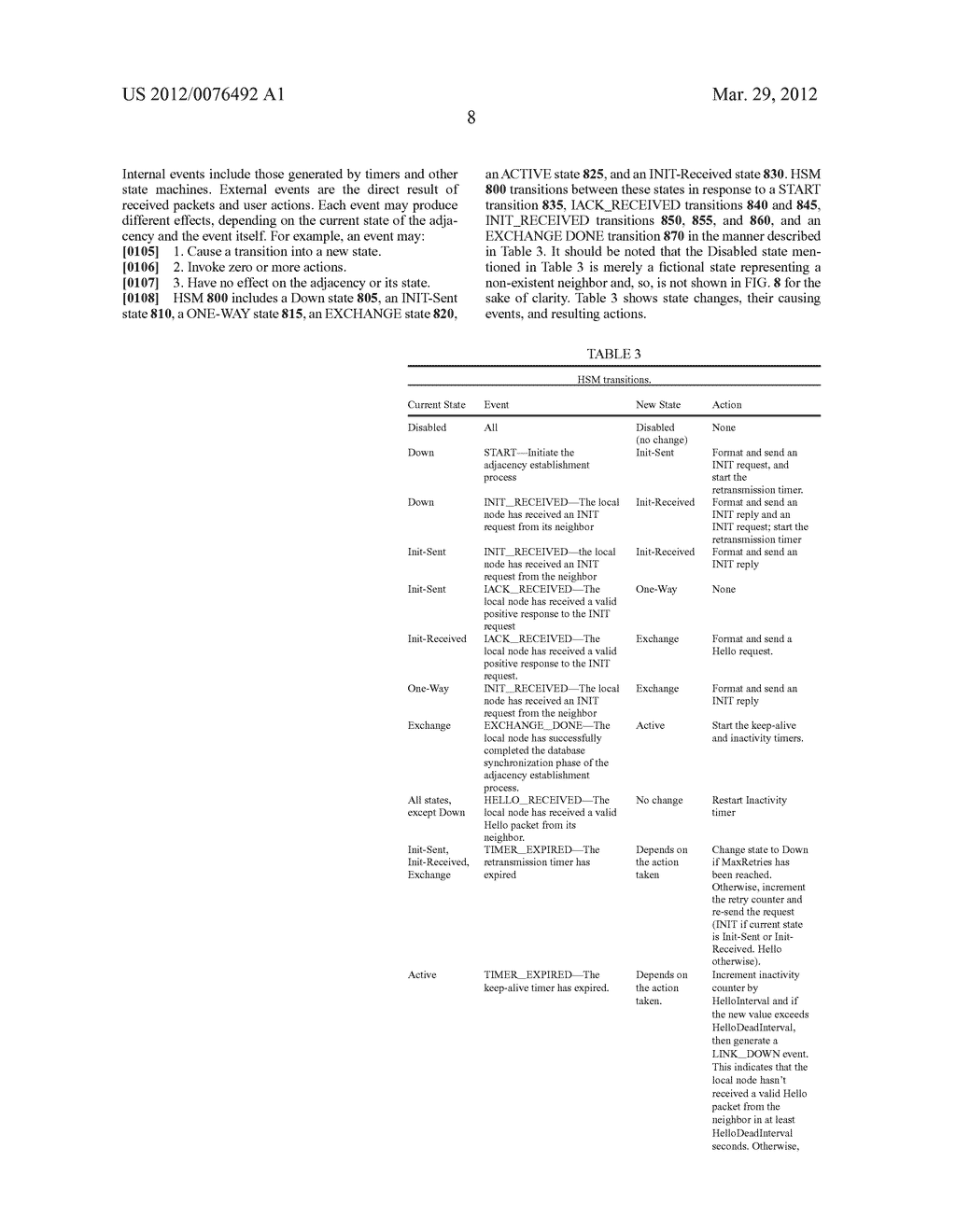 METHOD FOR ROUTING INFORMATION OVER A NETWORK EMPLOYING CENTRALIZED     CONTROL - diagram, schematic, and image 38
