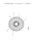 MOLDED ROTATABLE BASE FOR A POROUS PAD diagram and image