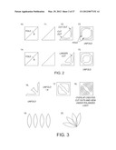 Cellophane cut out kits for optical art diagram and image