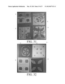 Cellophane cut out kits for optical art diagram and image