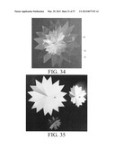 Cellophane cut out kits for optical art diagram and image