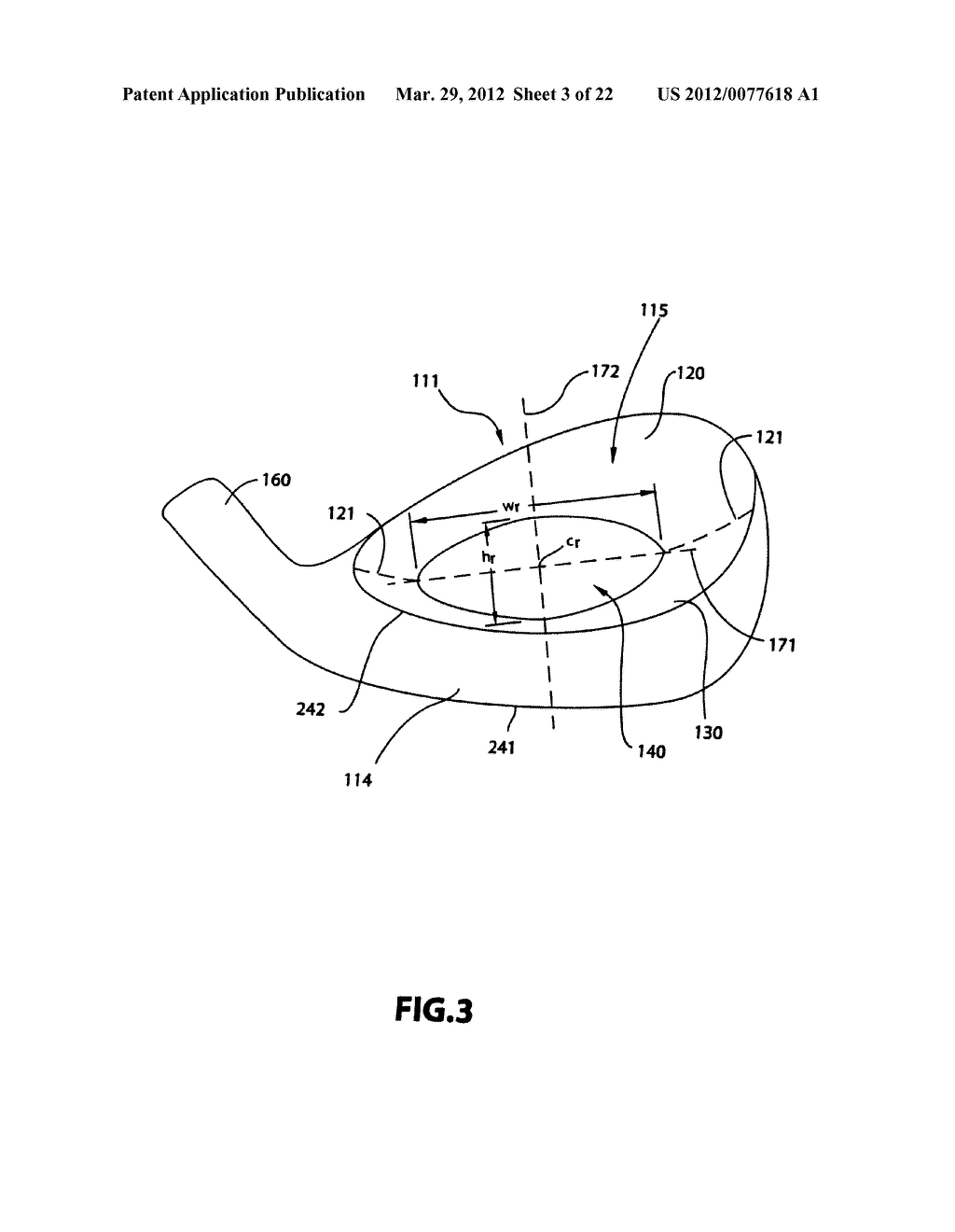 Muscle-Back, with Insert, Iron Type Golf Club Head - diagram, schematic, and image 04