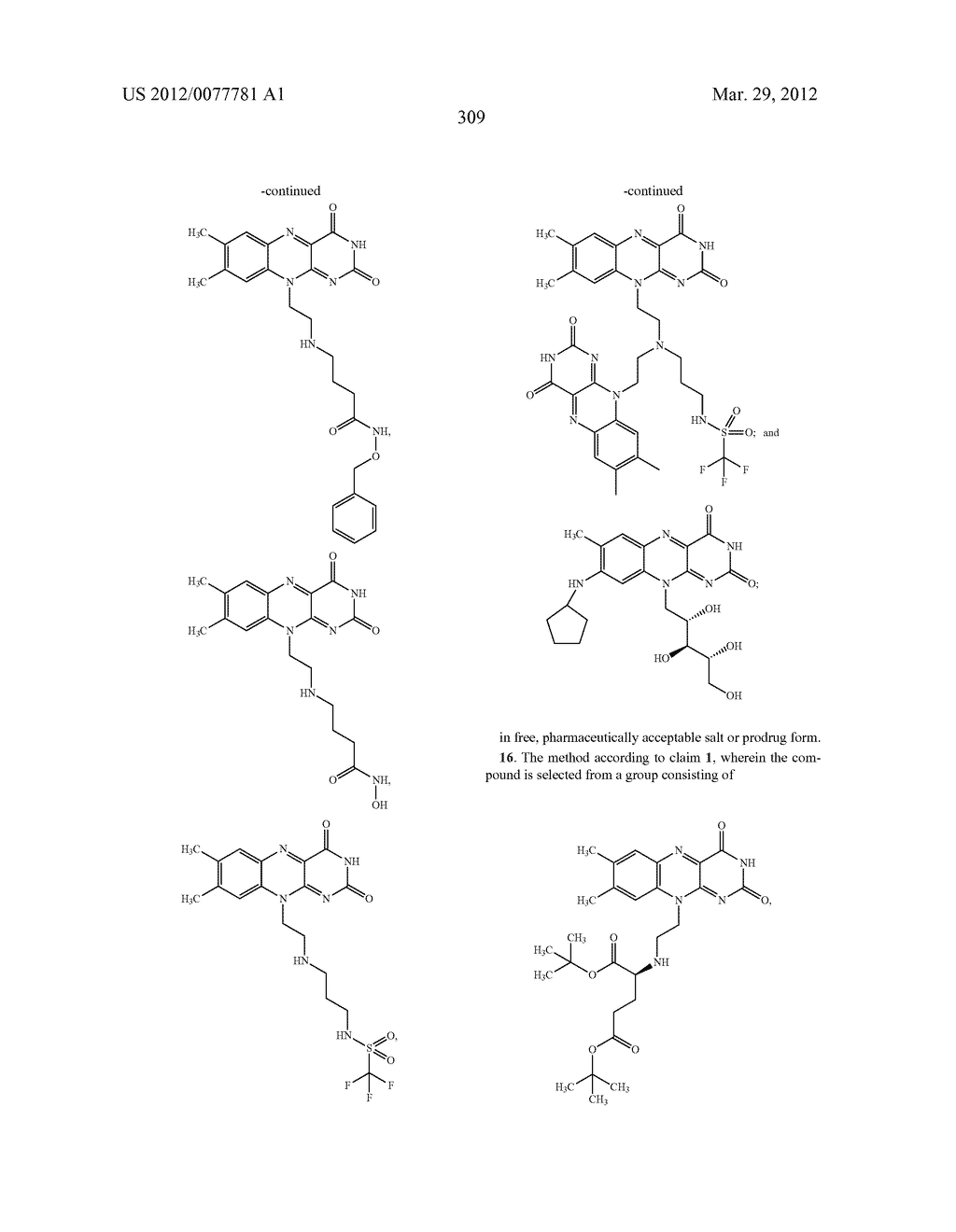 FLAVIN DERIVATIVES - diagram, schematic, and image 310