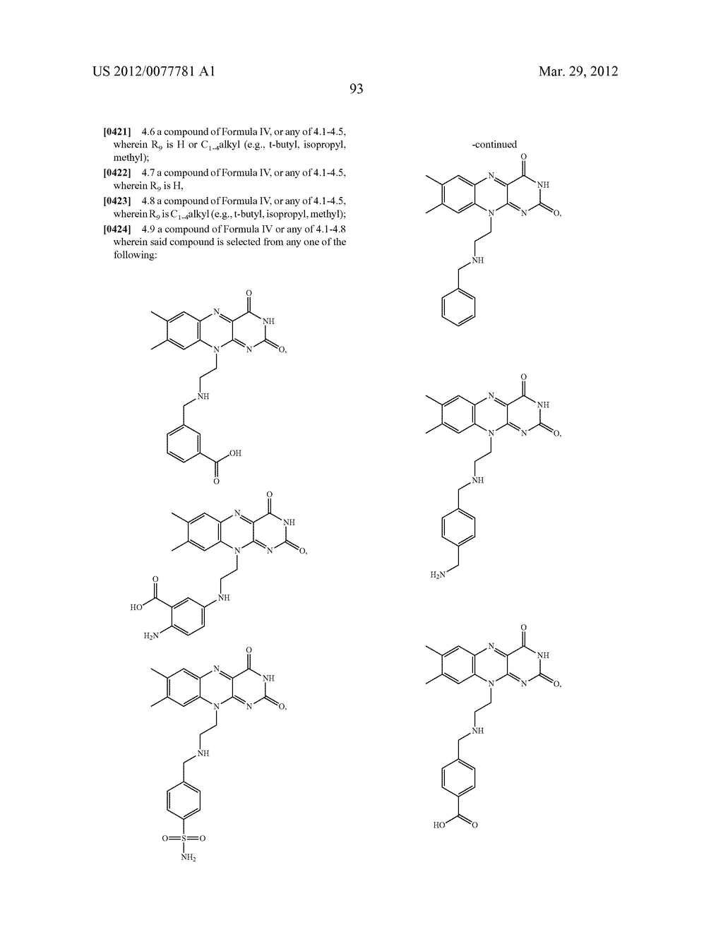 FLAVIN DERIVATIVES - diagram, schematic, and image 94