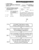 METHOD FOR MINIMIZING TRANSISTOR AND ANALOG COMPONENT VARIATION IN CMOS     PROCESSES THROUGH DESIGN RULE RESTRICTIONS diagram and image