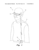 HEAD-MOUNTED TEXT DISPLAY SYSTEM AND METHOD FOR THE HEARING IMPAIRED diagram and image