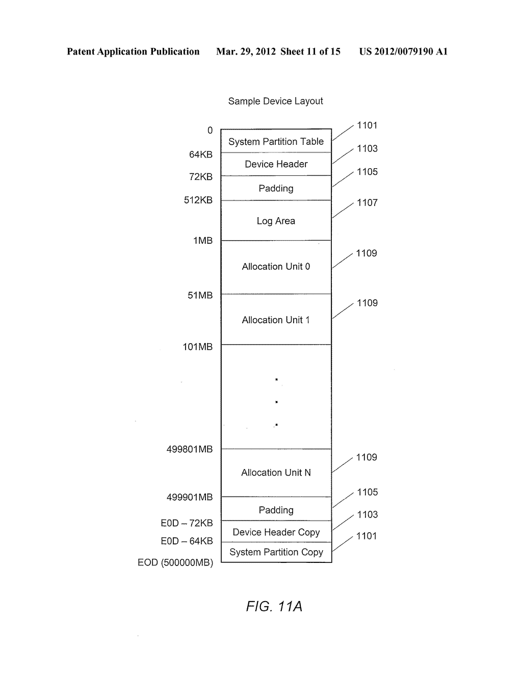OFFSET PROTECTION DATA IN A RAID ARRAY - diagram, schematic, and image 12