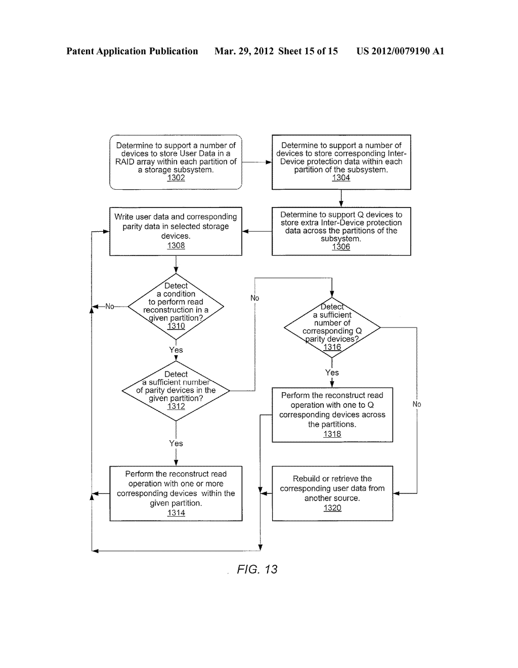 OFFSET PROTECTION DATA IN A RAID ARRAY - diagram, schematic, and image 16