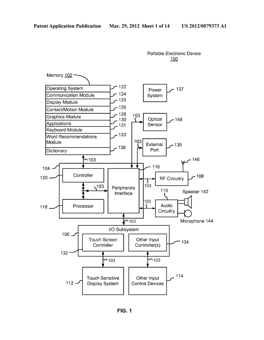 Method, System, and Graphical User Interface for Providing Word     Recommendations - diagram, schematic, and image 02