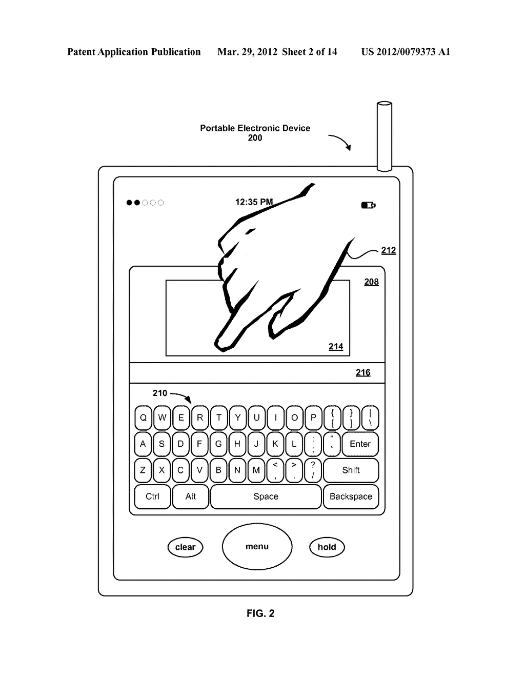 Method, System, and Graphical User Interface for Providing Word     Recommendations - diagram, schematic, and image 03