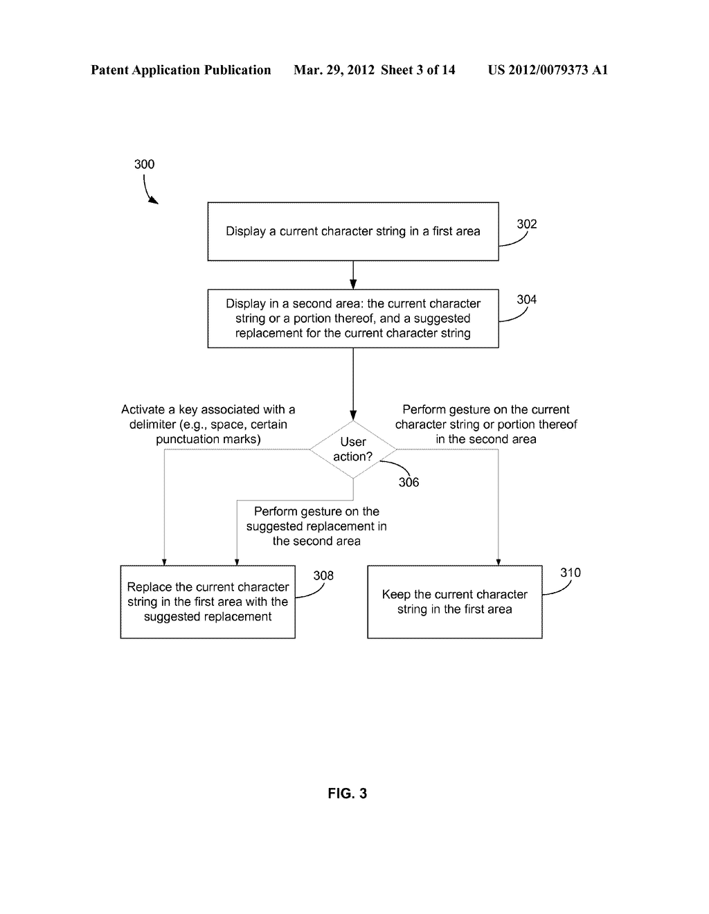 Method, System, and Graphical User Interface for Providing Word     Recommendations - diagram, schematic, and image 04