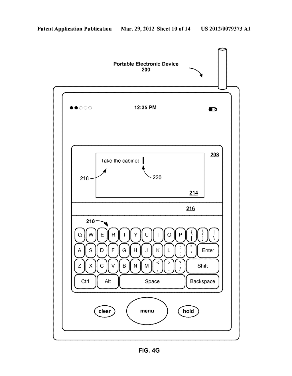 Method, System, and Graphical User Interface for Providing Word     Recommendations - diagram, schematic, and image 11