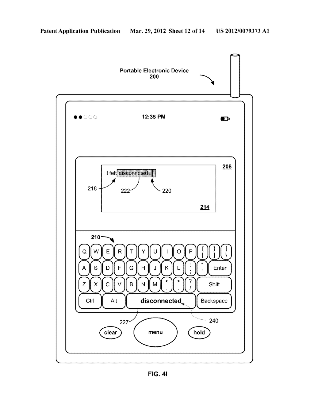 Method, System, and Graphical User Interface for Providing Word     Recommendations - diagram, schematic, and image 13