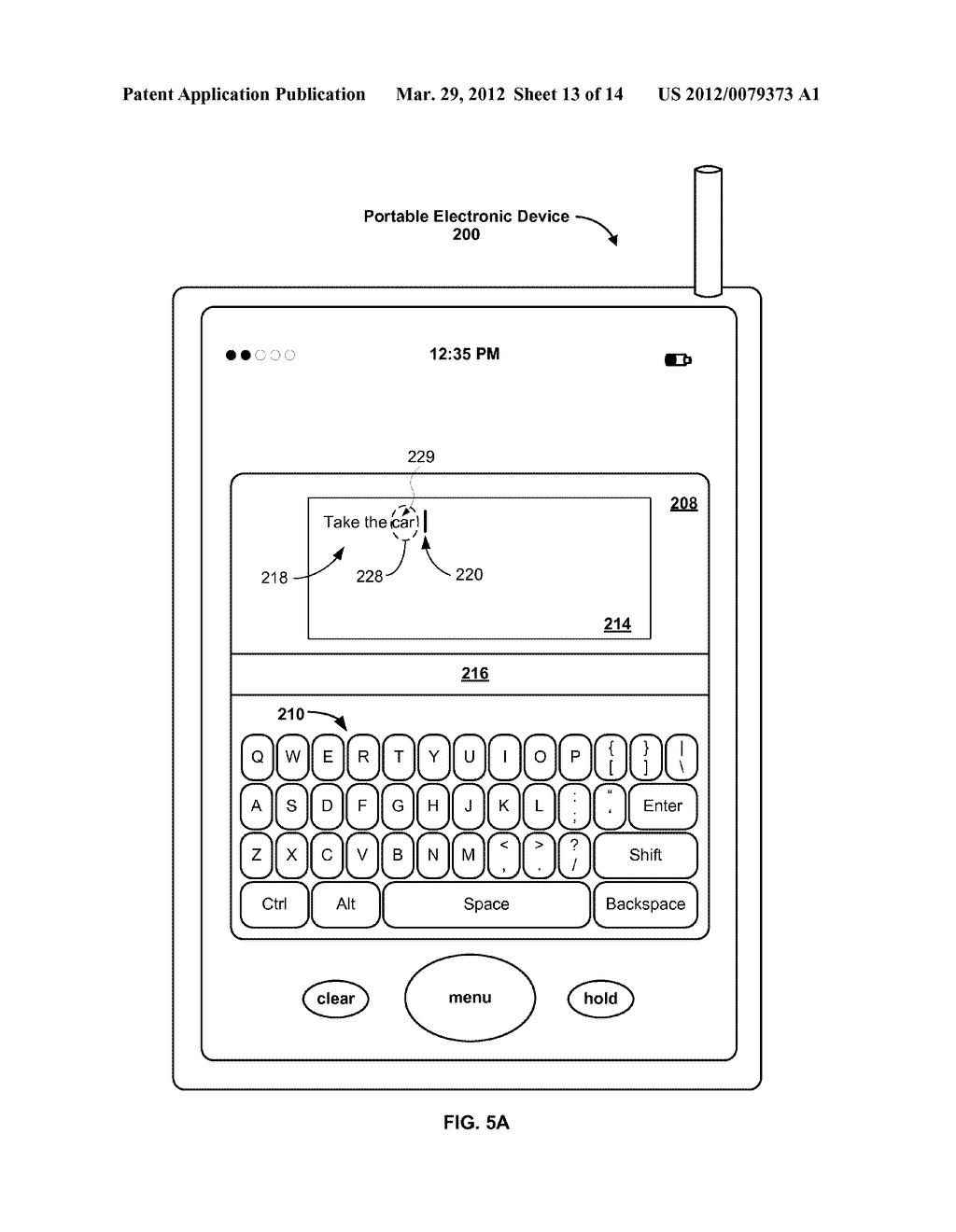 Method, System, and Graphical User Interface for Providing Word     Recommendations - diagram, schematic, and image 14