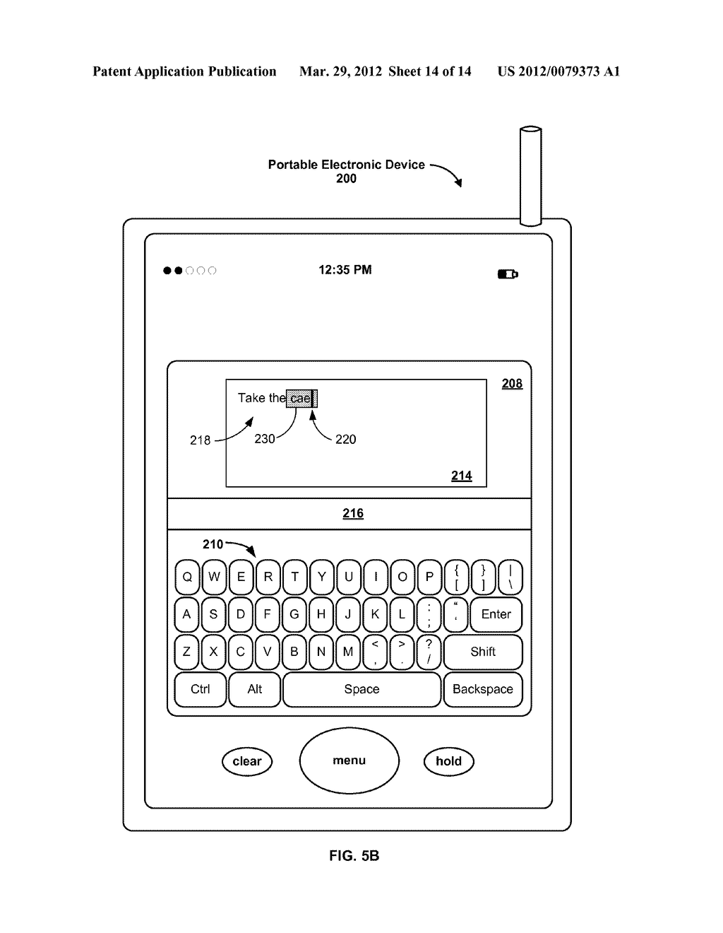 Method, System, and Graphical User Interface for Providing Word     Recommendations - diagram, schematic, and image 15