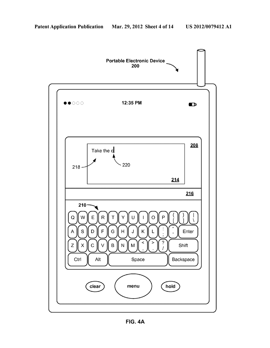 Method, System, and Graphical User Interface for Providing Word     Recommendations - diagram, schematic, and image 05