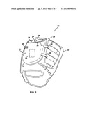 Cold weather sports glove diagram and image