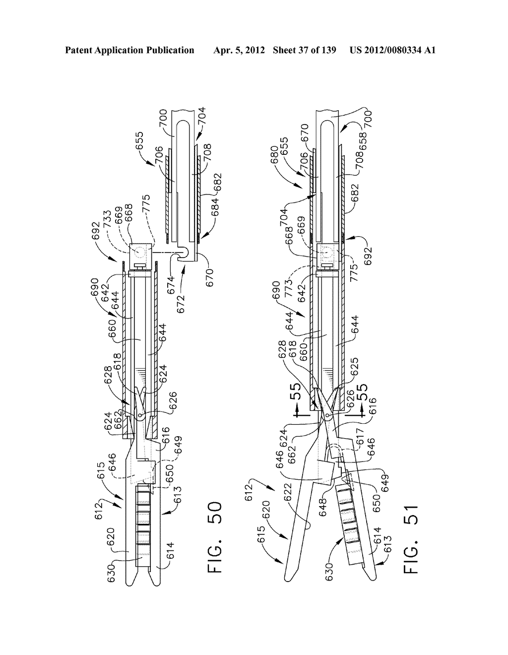 SELECTIVELY ORIENTABLE IMPLANTABLE FASTENER CARTRIDGE - diagram, schematic, and image 38