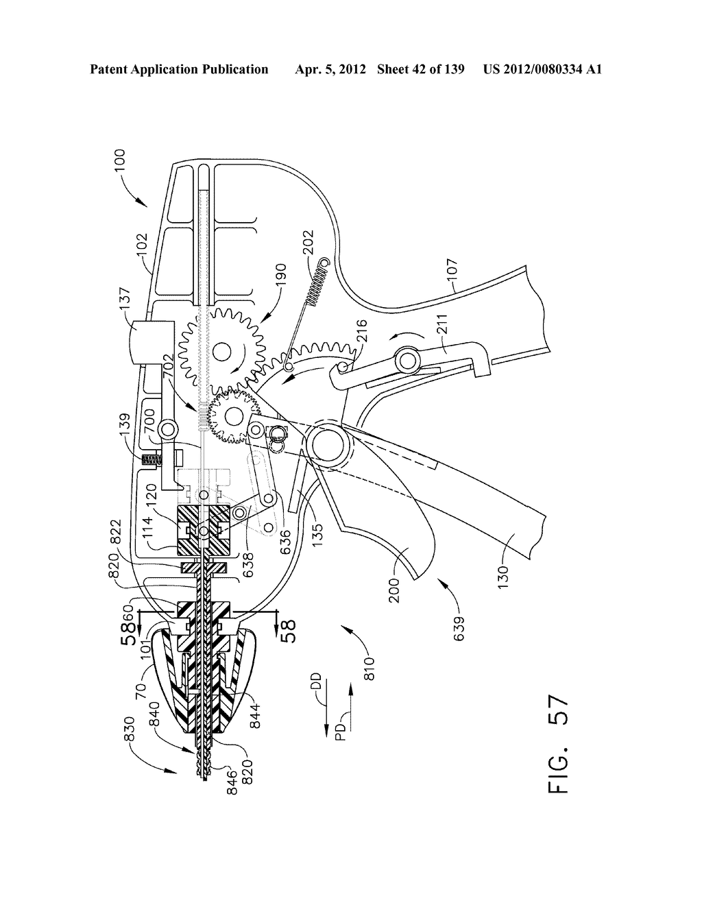 SELECTIVELY ORIENTABLE IMPLANTABLE FASTENER CARTRIDGE - diagram, schematic, and image 43