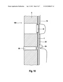 SEALING MEANS FOR SEALING A VOLUME OF A MEDICAL TREATMENT ARRANGEMENT     AGAINST ANOTHER VOLUME, AS WELL A S AN ARRANGEMENT AND A METHOD diagram and image