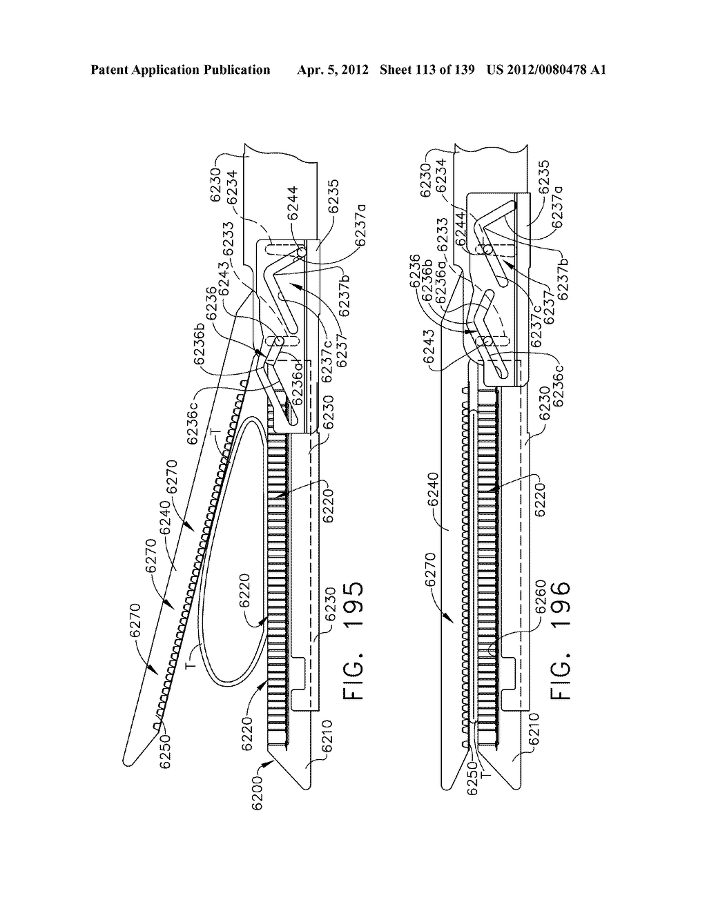 SURGICAL STAPLE CARTRIDGES WITH DETACHABLE SUPPORT STRUCTURES AND SURGICAL     STAPLING INSTRUMENTS WITH SYSTEMS FOR PREVENTING ACTUATION MOTIONS WHEN A     CARTRIDGE IS NOT PRESENT - diagram, schematic, and image 114