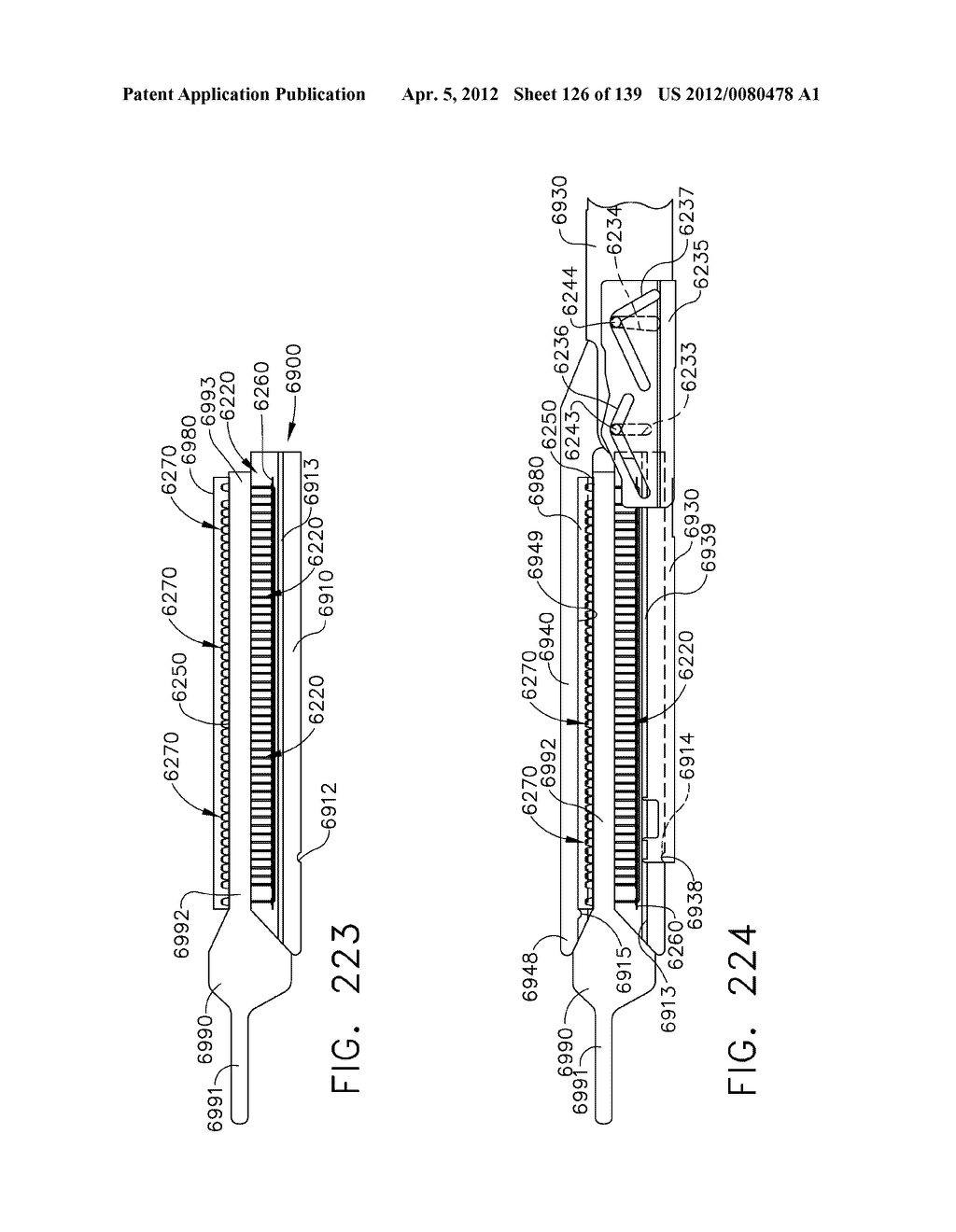 SURGICAL STAPLE CARTRIDGES WITH DETACHABLE SUPPORT STRUCTURES AND SURGICAL     STAPLING INSTRUMENTS WITH SYSTEMS FOR PREVENTING ACTUATION MOTIONS WHEN A     CARTRIDGE IS NOT PRESENT - diagram, schematic, and image 127