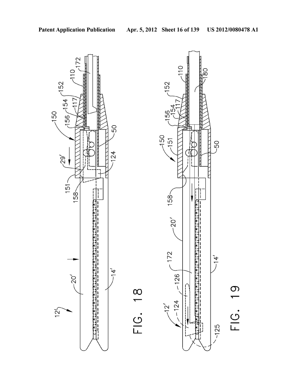 SURGICAL STAPLE CARTRIDGES WITH DETACHABLE SUPPORT STRUCTURES AND SURGICAL     STAPLING INSTRUMENTS WITH SYSTEMS FOR PREVENTING ACTUATION MOTIONS WHEN A     CARTRIDGE IS NOT PRESENT - diagram, schematic, and image 17