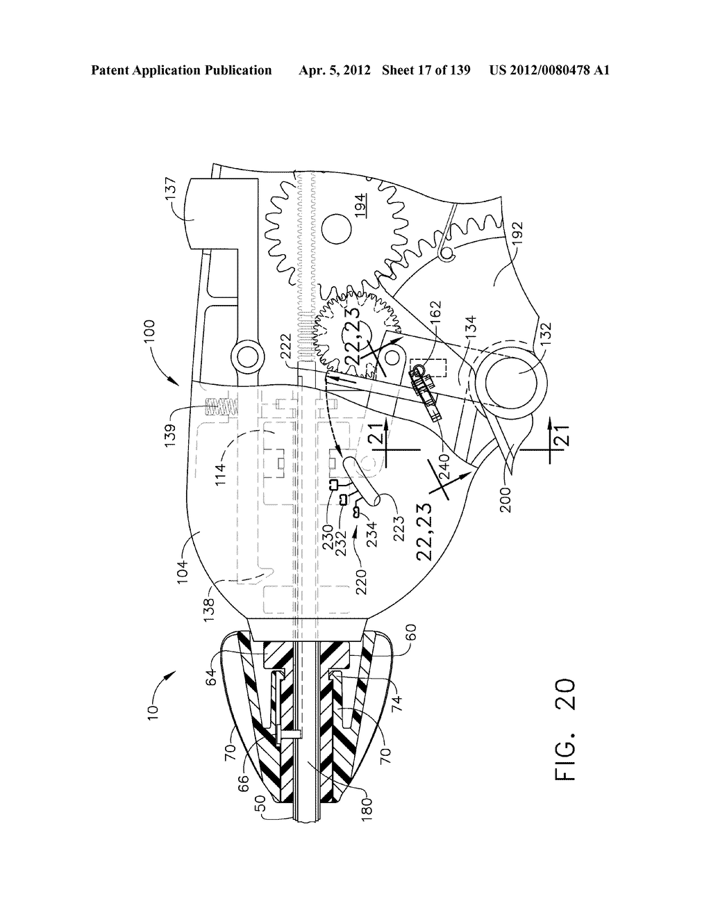 SURGICAL STAPLE CARTRIDGES WITH DETACHABLE SUPPORT STRUCTURES AND SURGICAL     STAPLING INSTRUMENTS WITH SYSTEMS FOR PREVENTING ACTUATION MOTIONS WHEN A     CARTRIDGE IS NOT PRESENT - diagram, schematic, and image 18