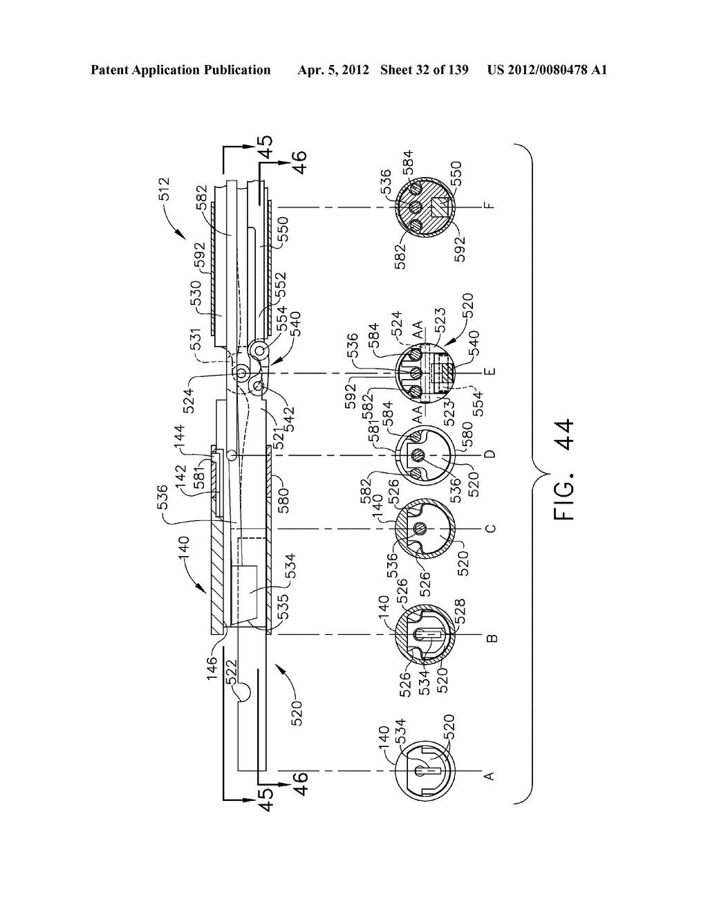 SURGICAL STAPLE CARTRIDGES WITH DETACHABLE SUPPORT STRUCTURES AND SURGICAL     STAPLING INSTRUMENTS WITH SYSTEMS FOR PREVENTING ACTUATION MOTIONS WHEN A     CARTRIDGE IS NOT PRESENT - diagram, schematic, and image 33