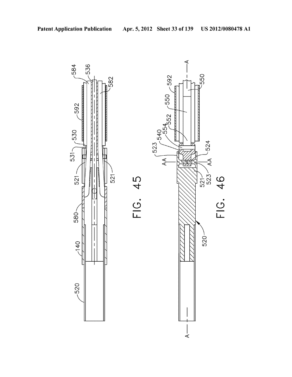 SURGICAL STAPLE CARTRIDGES WITH DETACHABLE SUPPORT STRUCTURES AND SURGICAL     STAPLING INSTRUMENTS WITH SYSTEMS FOR PREVENTING ACTUATION MOTIONS WHEN A     CARTRIDGE IS NOT PRESENT - diagram, schematic, and image 34