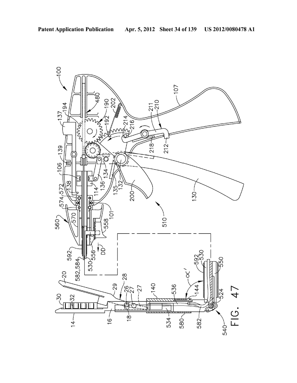 SURGICAL STAPLE CARTRIDGES WITH DETACHABLE SUPPORT STRUCTURES AND SURGICAL     STAPLING INSTRUMENTS WITH SYSTEMS FOR PREVENTING ACTUATION MOTIONS WHEN A     CARTRIDGE IS NOT PRESENT - diagram, schematic, and image 35