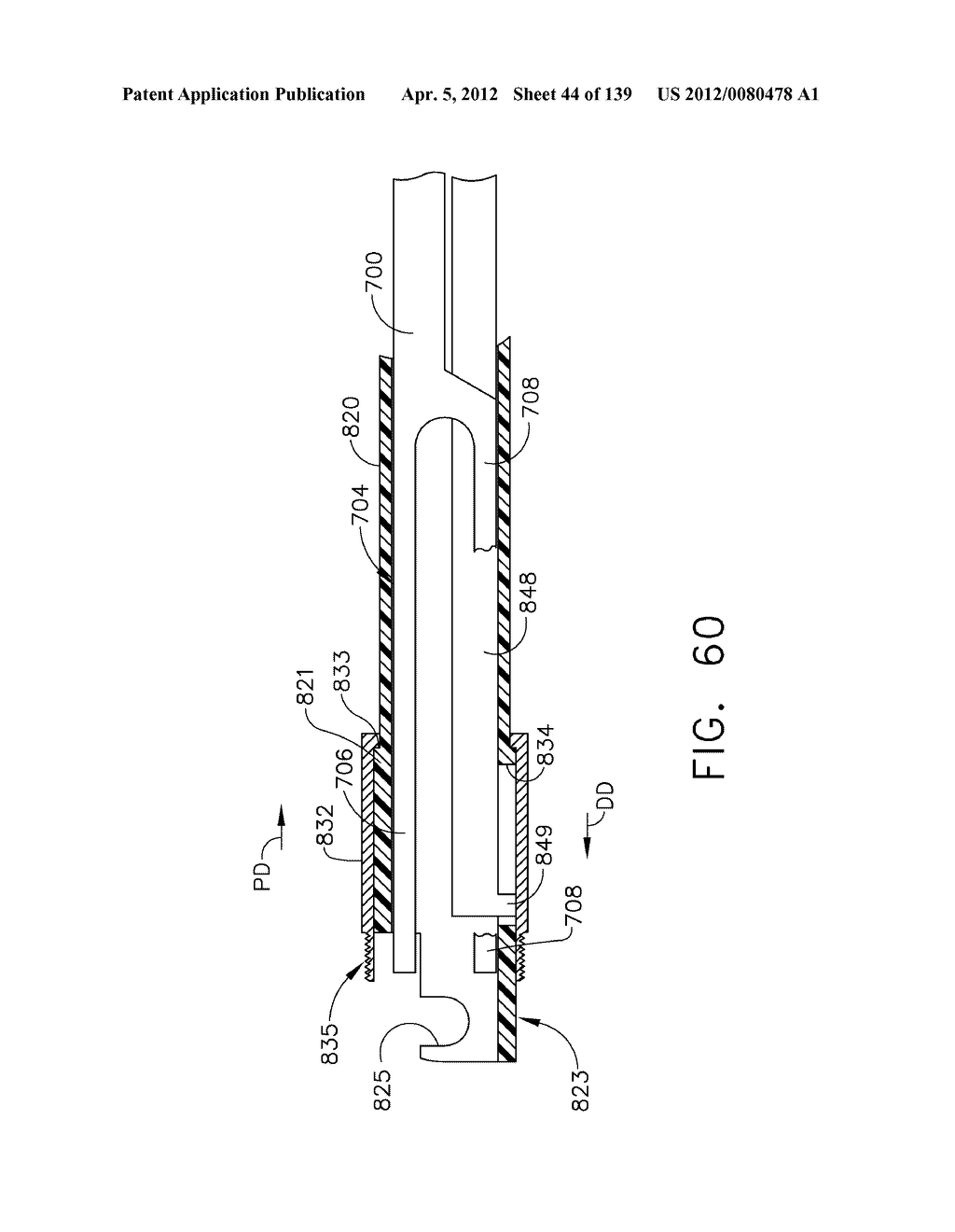 SURGICAL STAPLE CARTRIDGES WITH DETACHABLE SUPPORT STRUCTURES AND SURGICAL     STAPLING INSTRUMENTS WITH SYSTEMS FOR PREVENTING ACTUATION MOTIONS WHEN A     CARTRIDGE IS NOT PRESENT - diagram, schematic, and image 45