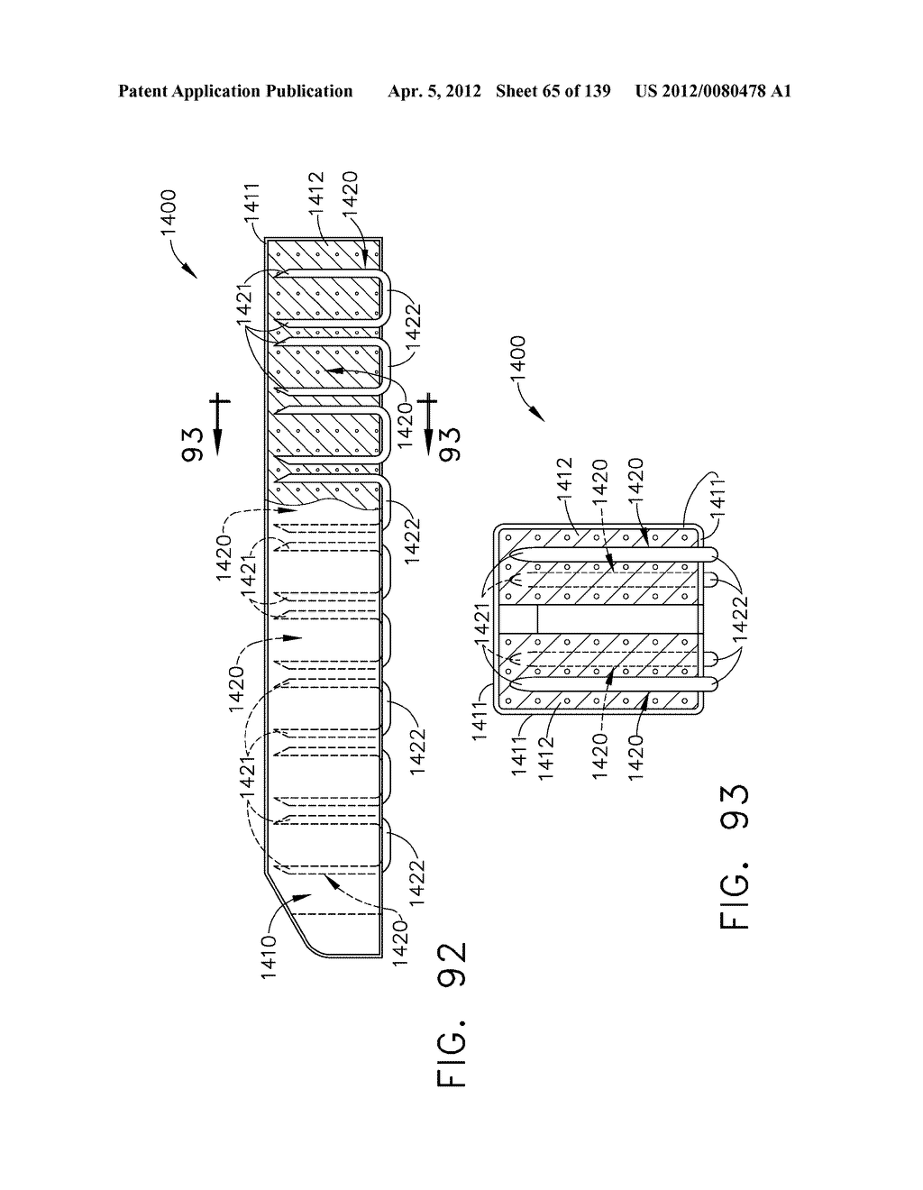 SURGICAL STAPLE CARTRIDGES WITH DETACHABLE SUPPORT STRUCTURES AND SURGICAL     STAPLING INSTRUMENTS WITH SYSTEMS FOR PREVENTING ACTUATION MOTIONS WHEN A     CARTRIDGE IS NOT PRESENT - diagram, schematic, and image 66