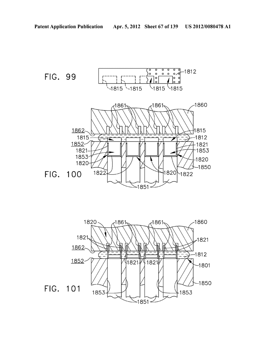 SURGICAL STAPLE CARTRIDGES WITH DETACHABLE SUPPORT STRUCTURES AND SURGICAL     STAPLING INSTRUMENTS WITH SYSTEMS FOR PREVENTING ACTUATION MOTIONS WHEN A     CARTRIDGE IS NOT PRESENT - diagram, schematic, and image 68