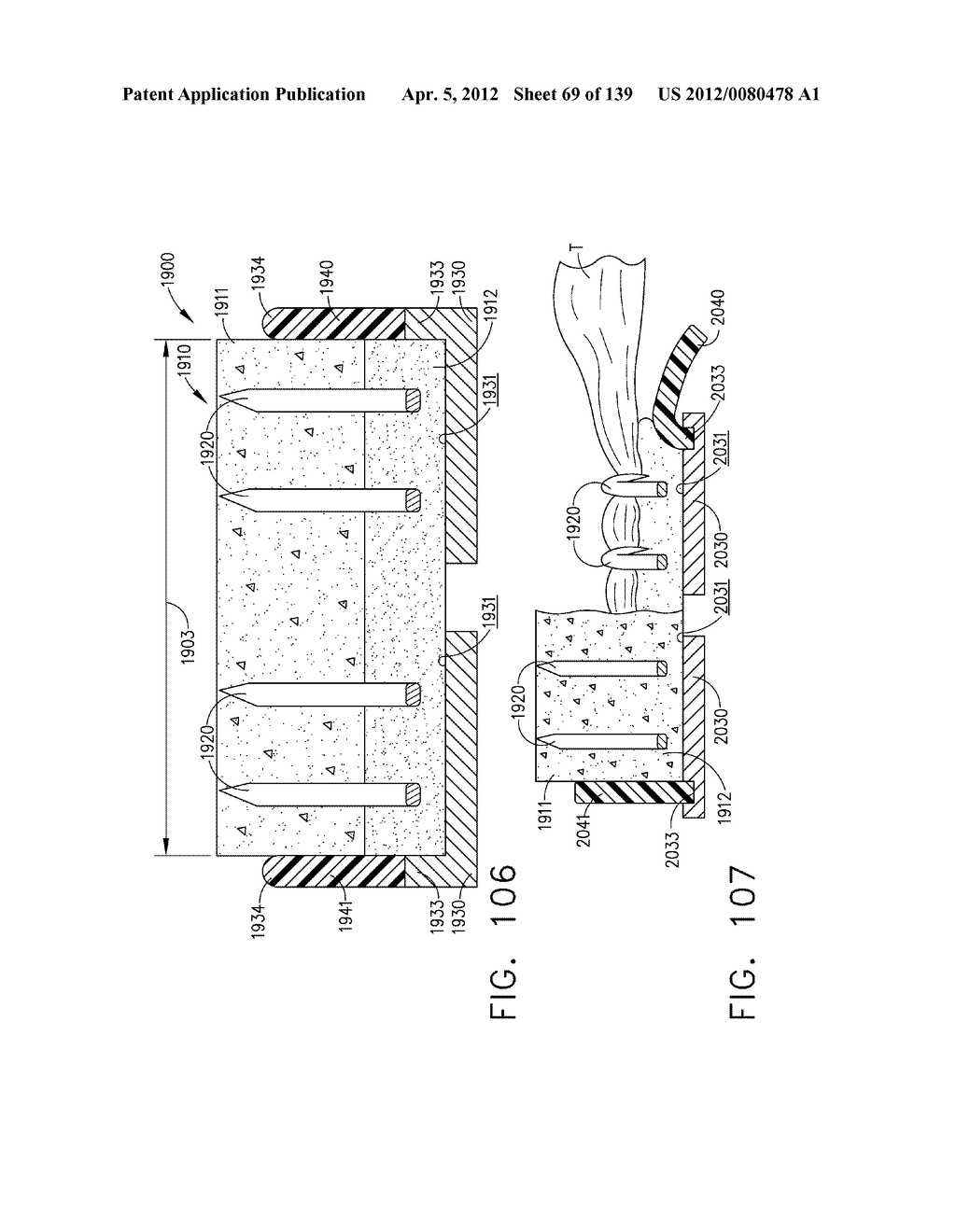 SURGICAL STAPLE CARTRIDGES WITH DETACHABLE SUPPORT STRUCTURES AND SURGICAL     STAPLING INSTRUMENTS WITH SYSTEMS FOR PREVENTING ACTUATION MOTIONS WHEN A     CARTRIDGE IS NOT PRESENT - diagram, schematic, and image 70