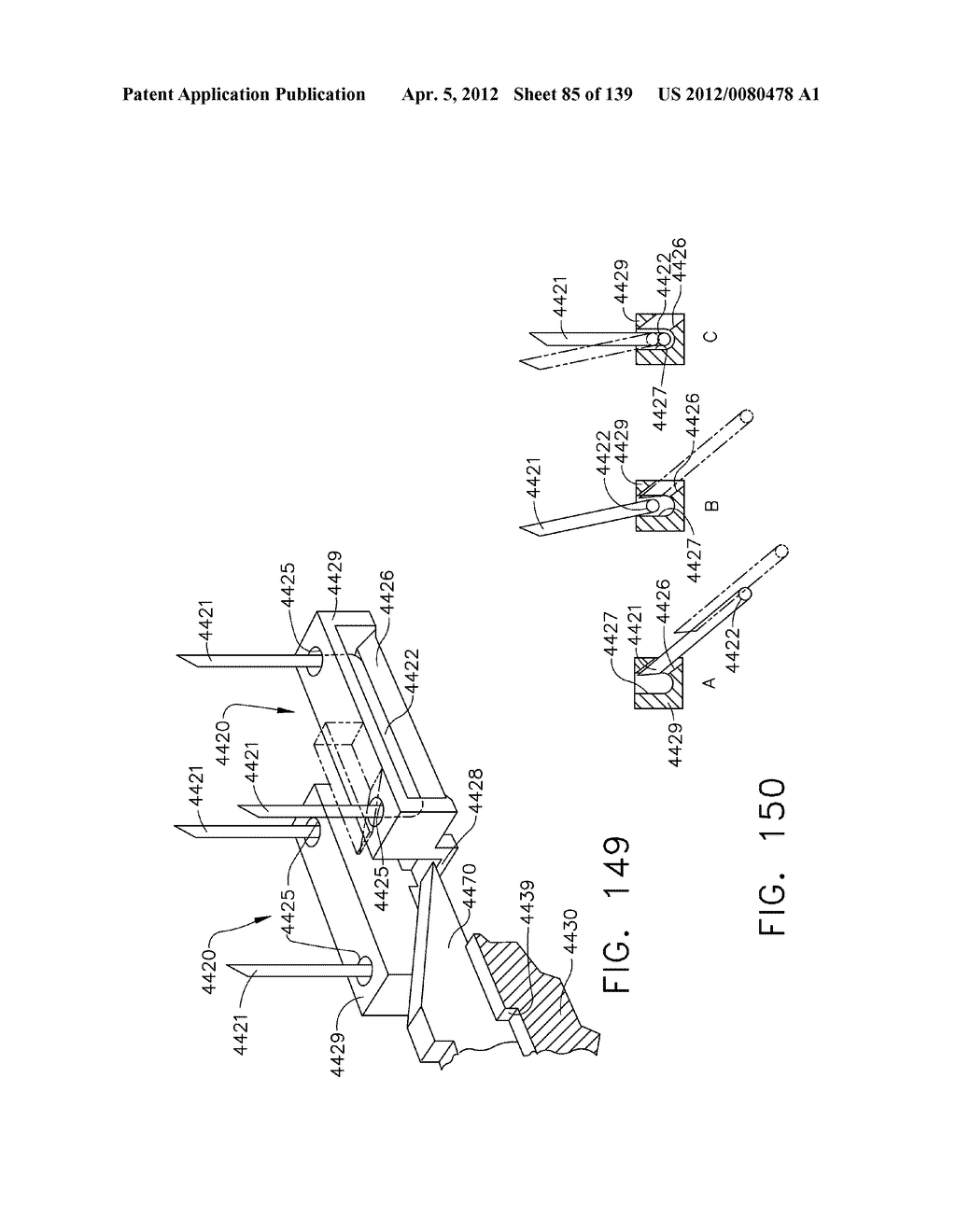 SURGICAL STAPLE CARTRIDGES WITH DETACHABLE SUPPORT STRUCTURES AND SURGICAL     STAPLING INSTRUMENTS WITH SYSTEMS FOR PREVENTING ACTUATION MOTIONS WHEN A     CARTRIDGE IS NOT PRESENT - diagram, schematic, and image 86