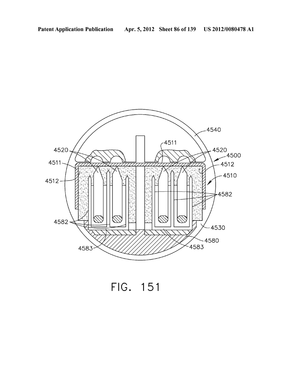 SURGICAL STAPLE CARTRIDGES WITH DETACHABLE SUPPORT STRUCTURES AND SURGICAL     STAPLING INSTRUMENTS WITH SYSTEMS FOR PREVENTING ACTUATION MOTIONS WHEN A     CARTRIDGE IS NOT PRESENT - diagram, schematic, and image 87