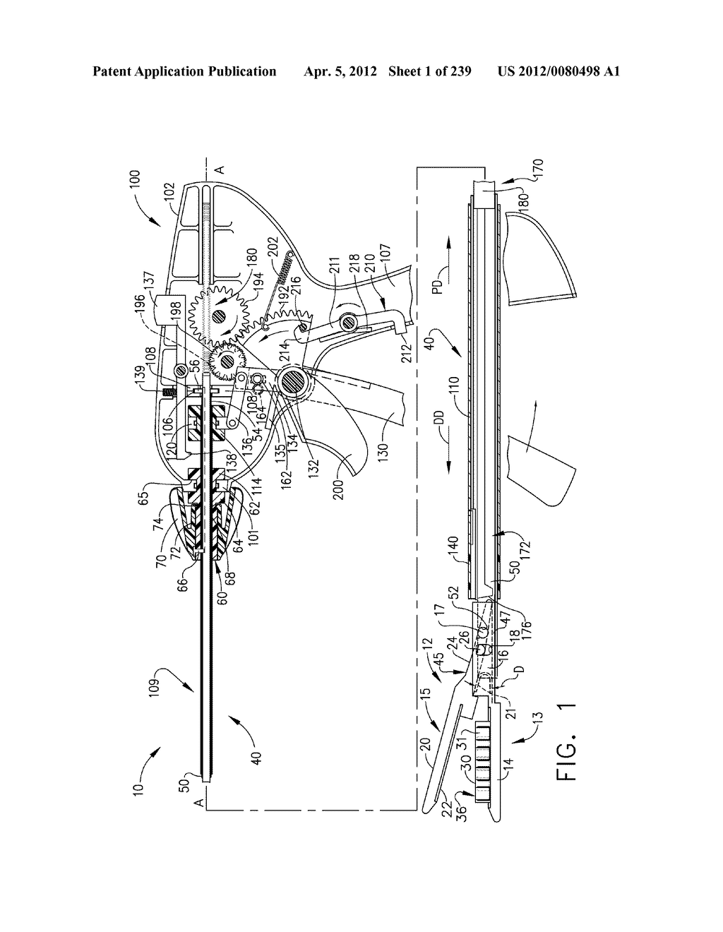 CURVED END EFFECTOR FOR A STAPLING INSTRUMENT - diagram, schematic, and image 02