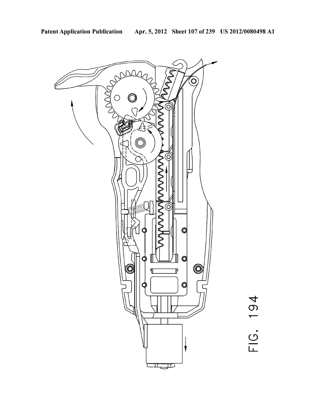 CURVED END EFFECTOR FOR A STAPLING INSTRUMENT - diagram, schematic, and image 108