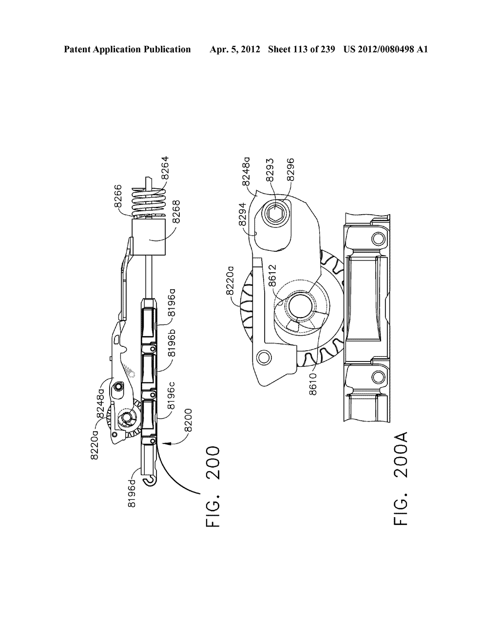 CURVED END EFFECTOR FOR A STAPLING INSTRUMENT - diagram, schematic, and image 114