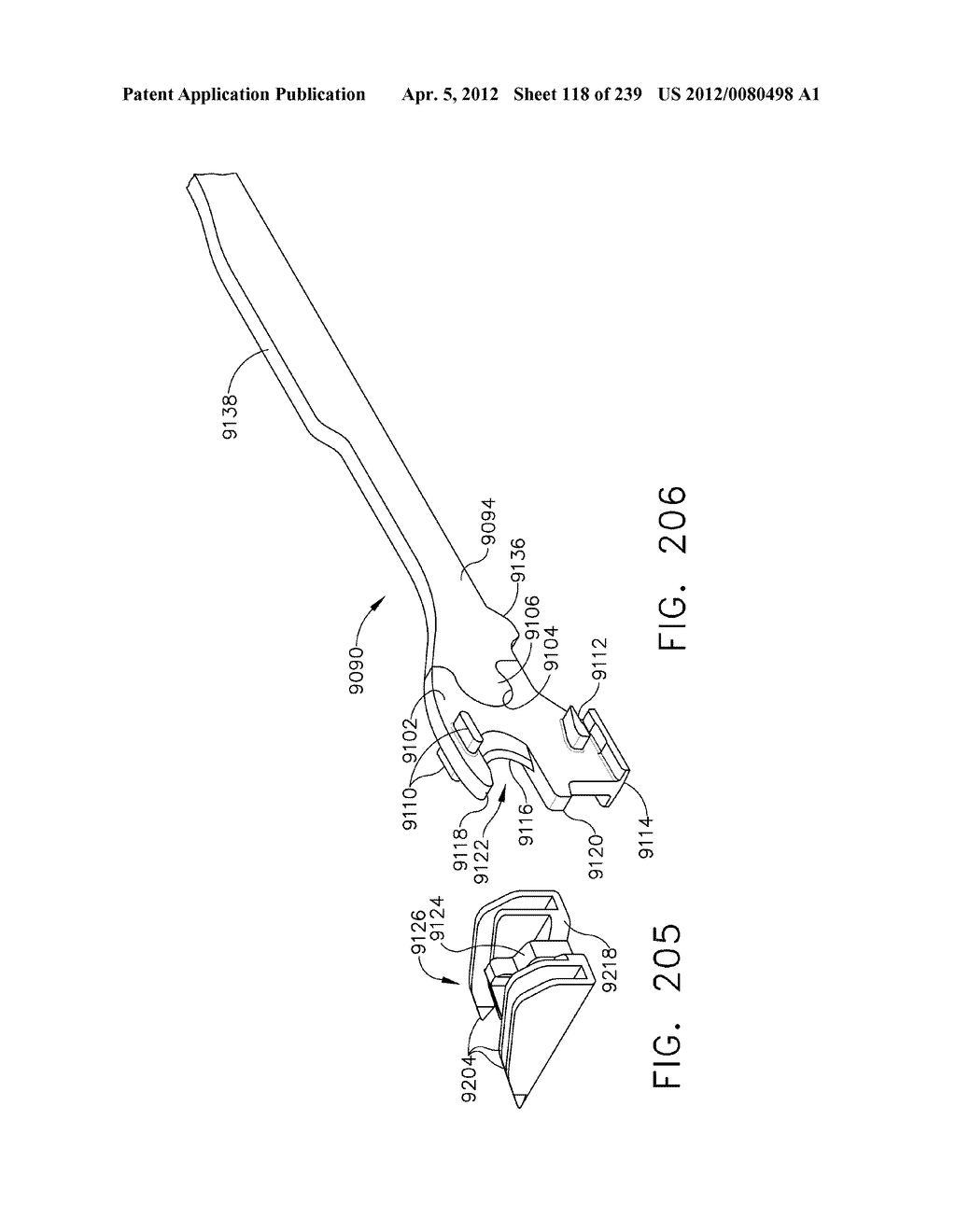 CURVED END EFFECTOR FOR A STAPLING INSTRUMENT - diagram, schematic, and image 119
