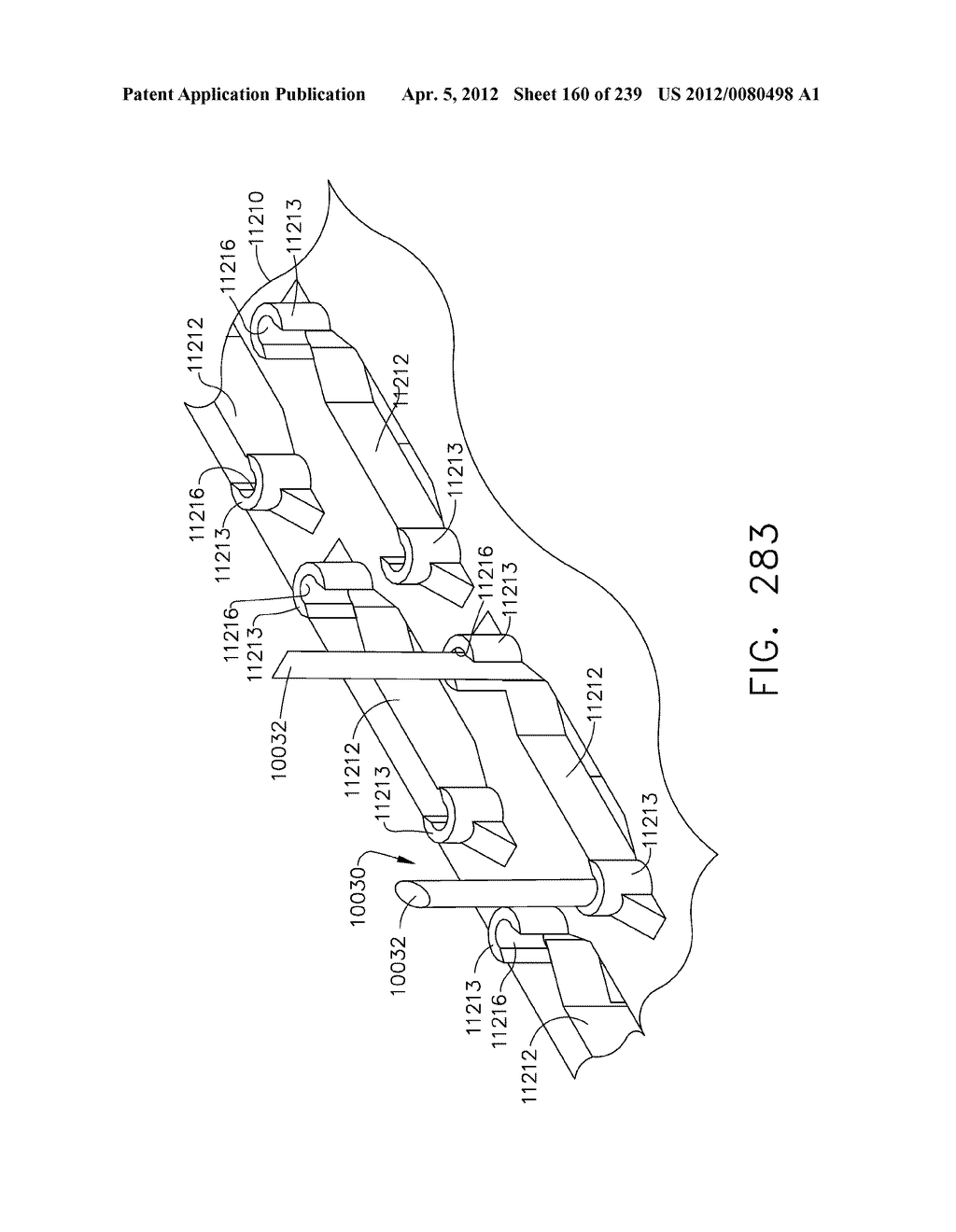 CURVED END EFFECTOR FOR A STAPLING INSTRUMENT - diagram, schematic, and image 161