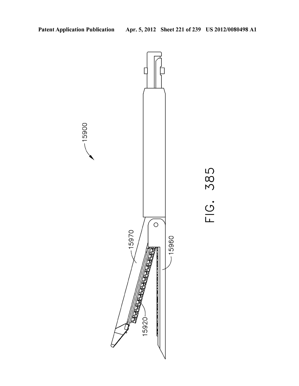 CURVED END EFFECTOR FOR A STAPLING INSTRUMENT - diagram, schematic, and image 222