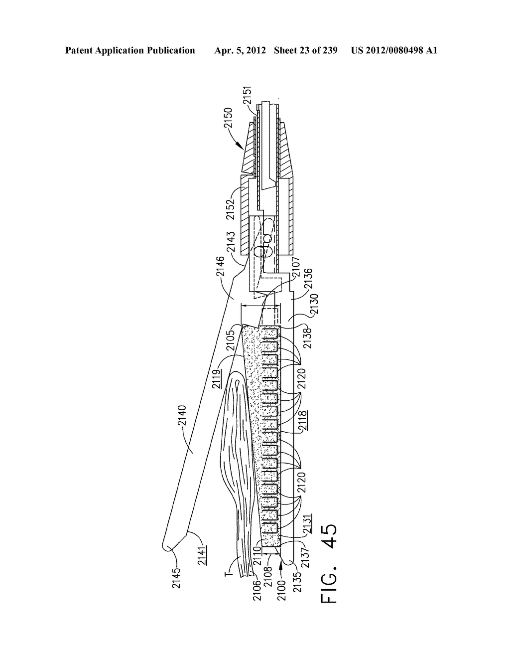 CURVED END EFFECTOR FOR A STAPLING INSTRUMENT - diagram, schematic, and image 24