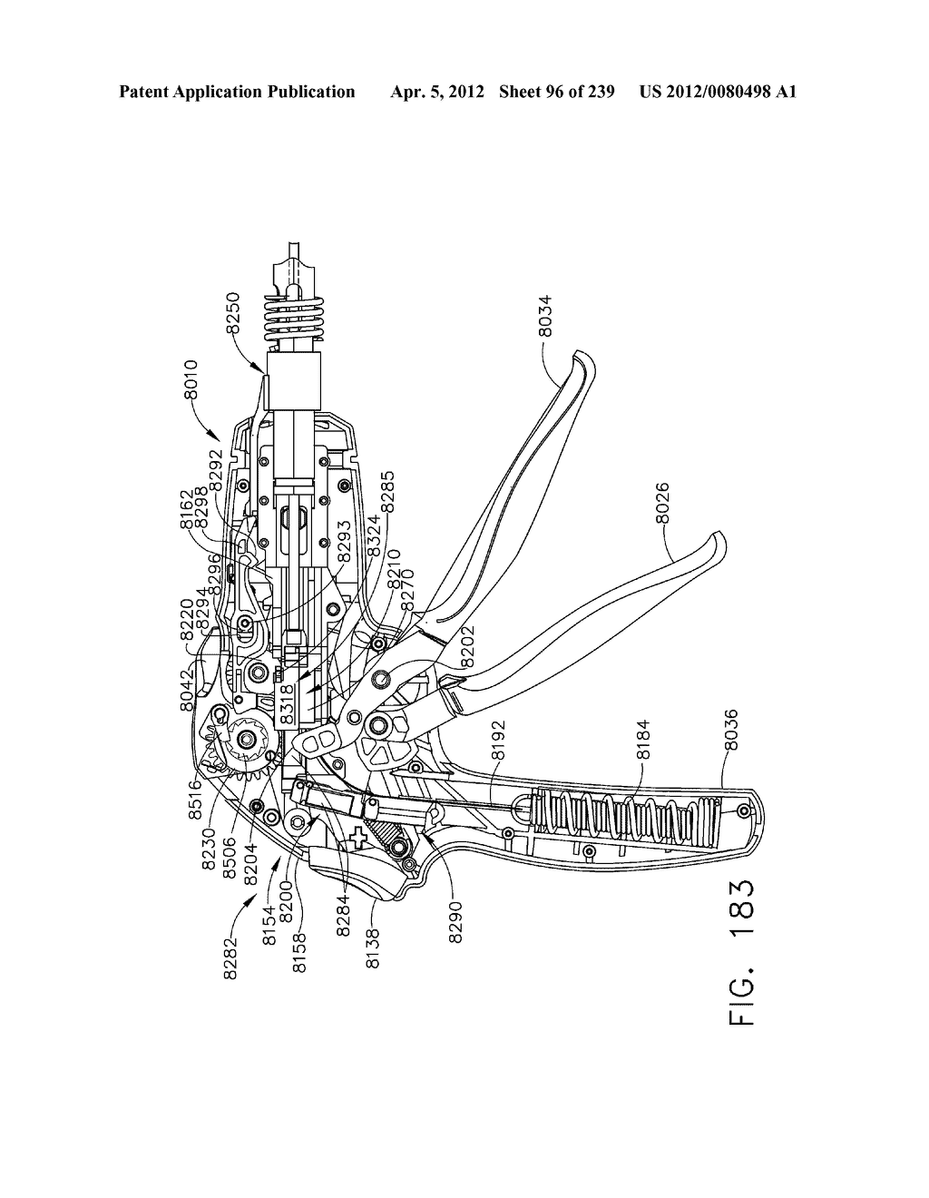 CURVED END EFFECTOR FOR A STAPLING INSTRUMENT - diagram, schematic, and image 97