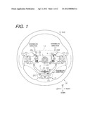 STEERING WHEEL HAVING AIRBAG APPARATUS ATTACHED THERETO diagram and image