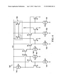 Implementing a piecewise-polynomial-continuous function in a translinear     circuit diagram and image